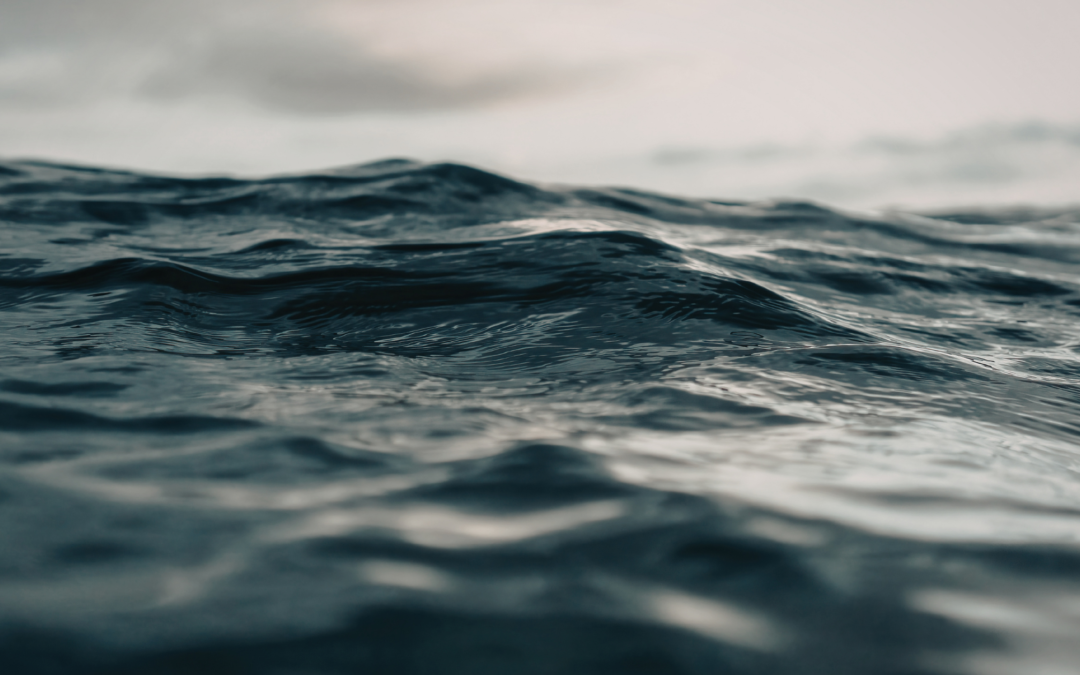 Flooded coastal neighborhood in Northeast Florida during rainy season with homes and streets covered in water